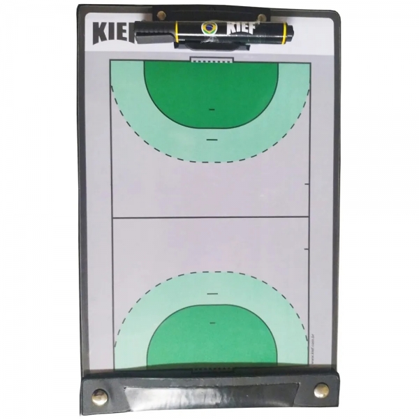 Prancheta Tática Magnética Handebol - KIEF - Verde/Preto
