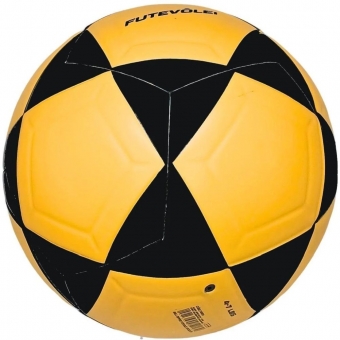 Bola de Futevôlei Topper R1 Oficial - Amarelo e Preto