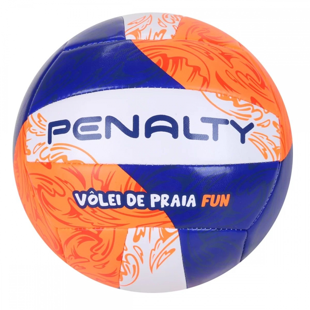 Bola Penalty Vôlei de Praia Fun XXI - Branco+Laranja - branco/laranja