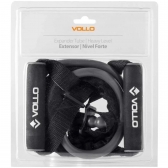 Extensor Elástico Vollo Com Pegador 1 Via Tensão Forte - Cinza Escuro