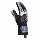 Luva de Goleiro Campo Profissional Poker Basic Pro Tamanho 8 - Preto e Cinza - Preto/Cinza
