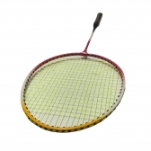 Kit Badminton Starflex 2 Raquetes e 2 Petecas com Raqueteira - Rosa/Branco