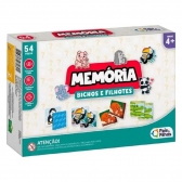 Jogo da Memória Bichos e Filhotes - Pais & Filhos - Branco