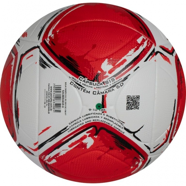 Bola de Futebol de Campo Penalty S11 R2 XXIV - Branco/Vermelho