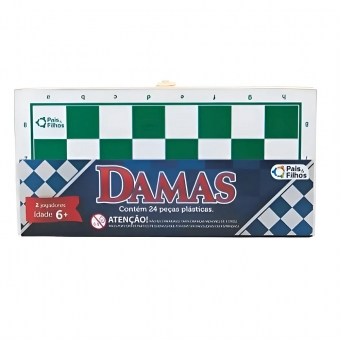 Jogo Dama com Estojo - Pais & Filhos