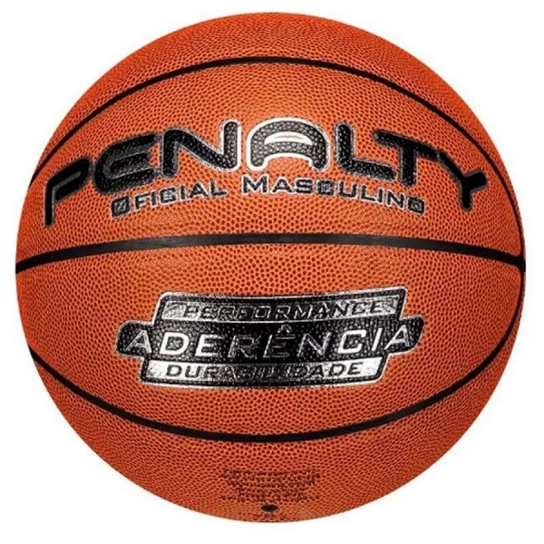 Bola Basquete Penalty Oficial Masculino BT7600 - Laranja/Preto