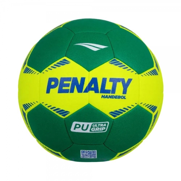 Bola Handebol Penalty Feminino Suécia H2L Ultra Grip Hibrida XXV - Amarelo/Verde