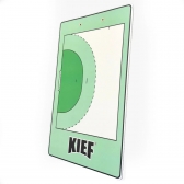 Prancheta Tática Dupla Face de Handebol Kief - Verde/Branco