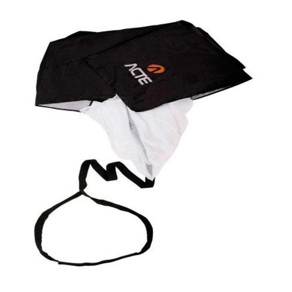 Paraquedas para Resistência em Corrida - Acte Sports - Preto/Cinza
