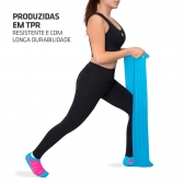 Kit com 3 Faixas Elásticas Muvin 150cm x 15cm FXE-100 - multi colorido