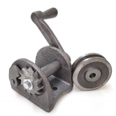 Catraca Cremalheira para Postes de Vôlei e Tênis Neofit com Roldana - Cinza