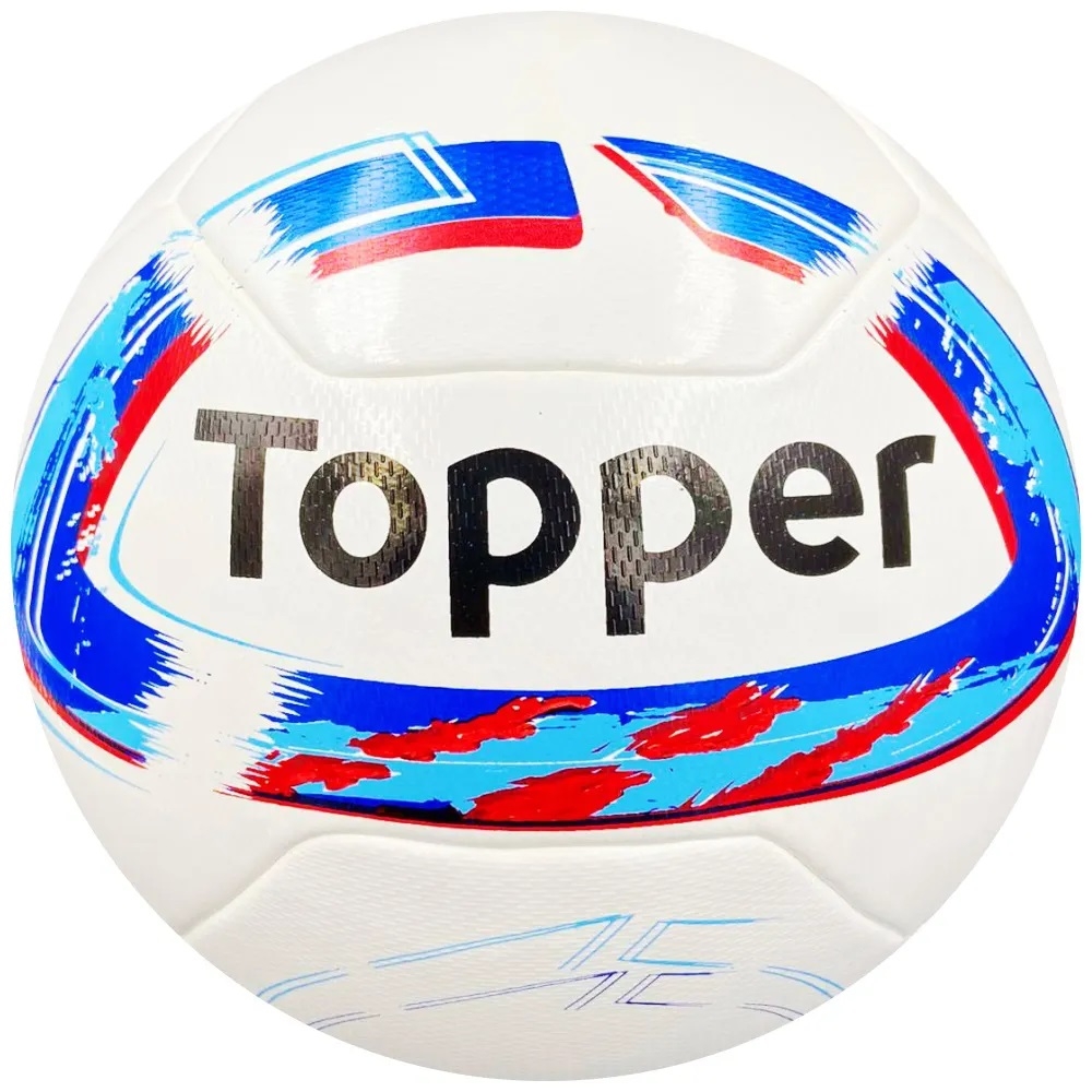 Bola de Futsal Topper Dominator Pro Oficial - Branco/Azul