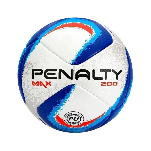 Bola Futsal Penalty Max 200 Juvenil XXIV - Branco e Azul - Branco/Azul