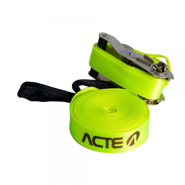 Slackline 10 Metros com Catraca T122 Verde Acte Sports - verde