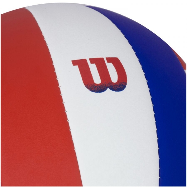 Bola de Vôlei Wilson Match Point Vermelho Branco e Azul - Branco