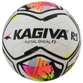 Bola Futsal Infantil Kagiva R1 F2 Sub 9 - Branco/Preto
