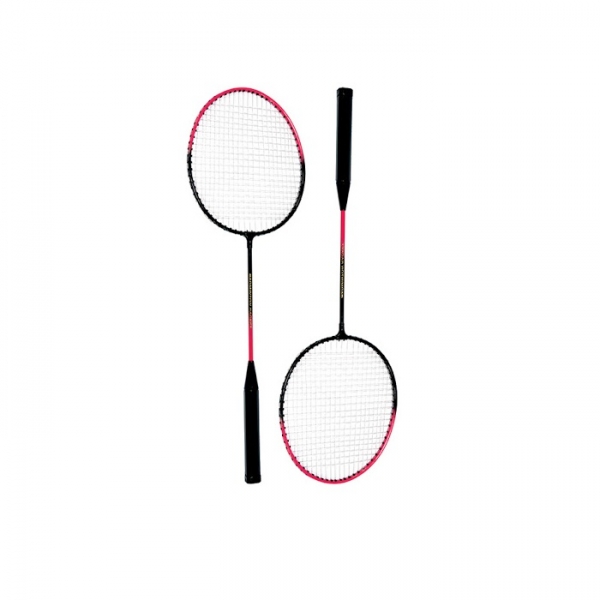 Kit Badminton Art Sport 2 Raquetes e 3 Petecas com Bolsa - Preto