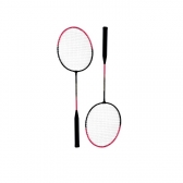 Kit Badminton Art Sport 2 Raquetes e 3 Petecas com Bolsa - Preto