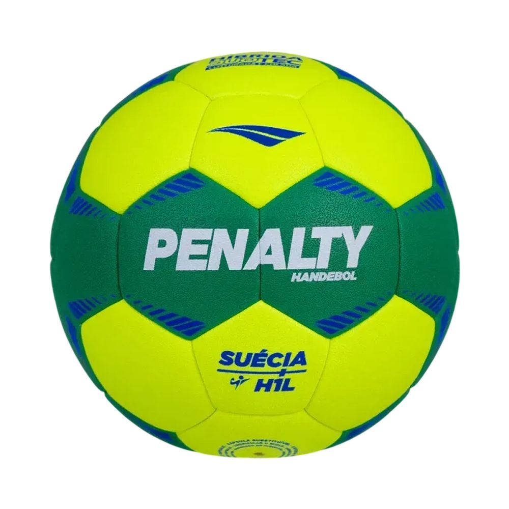 Bola Handebol Penalty Infantil Suécia H1L Ultra Grip Hibrida XXV - Amarelo/Verde