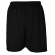 Kit com 10 Calções Esportivos na Cor Preto - Preto
