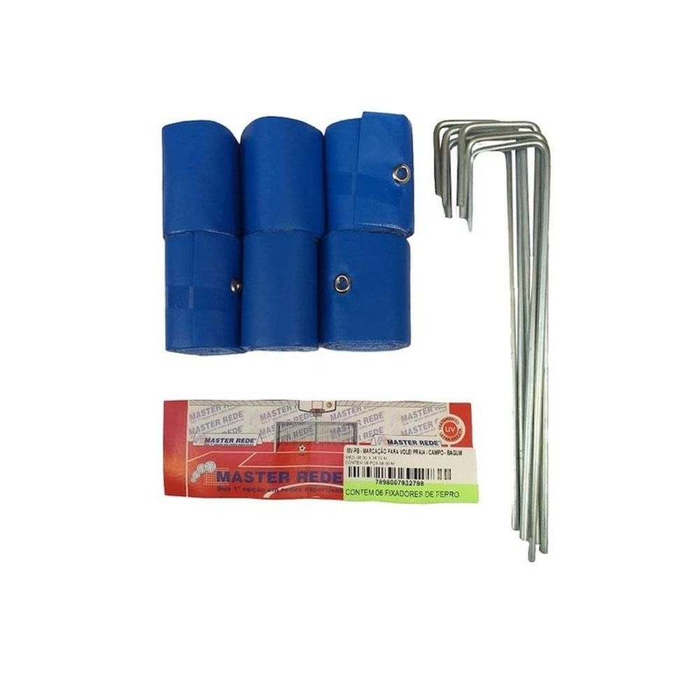 Fita de Marcação para Vôlei de Praia/Campo Bagum MV-PB - Master Rede - Azul