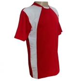 Jogo de Uniforme Completo TRB 20+2 Vermelho/Branco - Vermelho/Branco