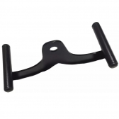 Barra Puxador Anatômico 30cm Semi Pronada Pulley Remada - Preto