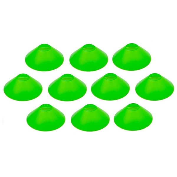 Kit de Cones Chapéu Chinês LDM para Treinamento 10 unidades - Verde
