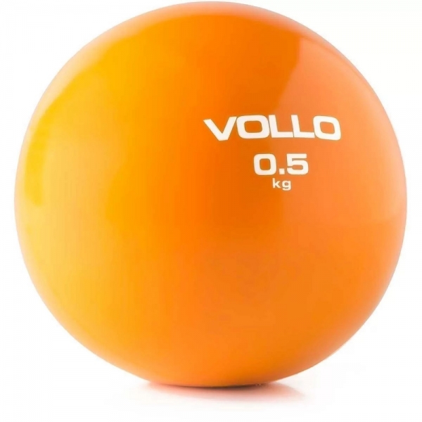 Bola de Ginástica Tonificadora Vollo 0.5Kg - Laranja
