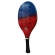 Raquete de Beach Tennis Sakis Sport de Madeira Azul/Vermelho - Azul/Vermelho