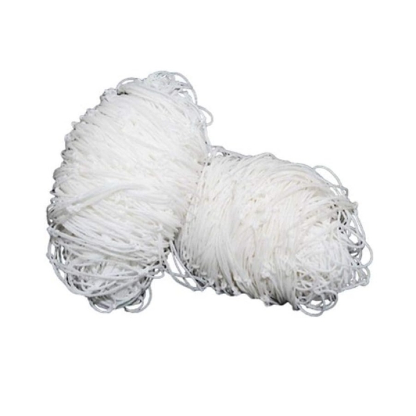 Par de Rede Futebol Society 5 Metros Fio 2 Nylon - Master Rede - Branco