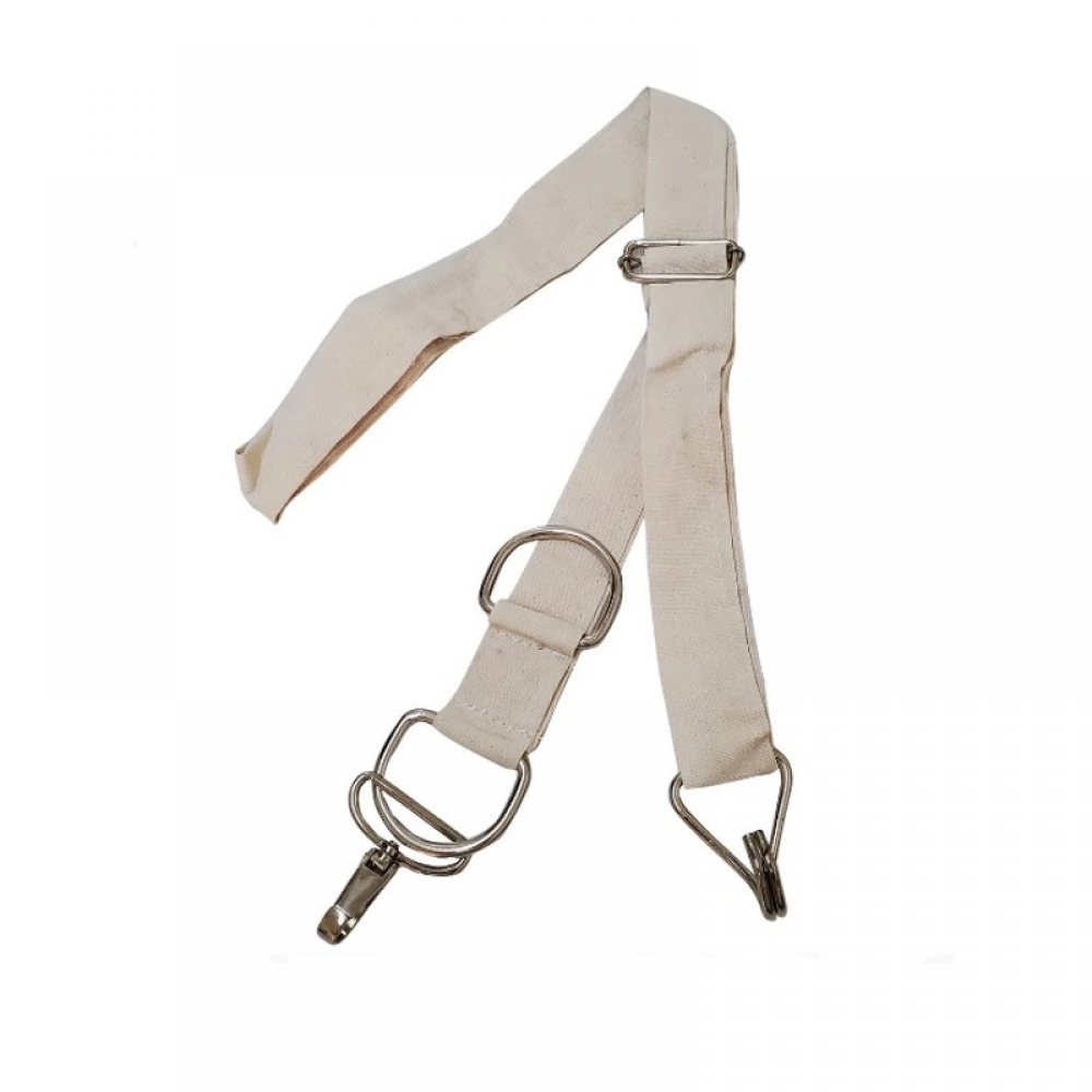 Faixa Central Rede de Tênis c/ Regulagem Altura Pangué - Creme/Cinza