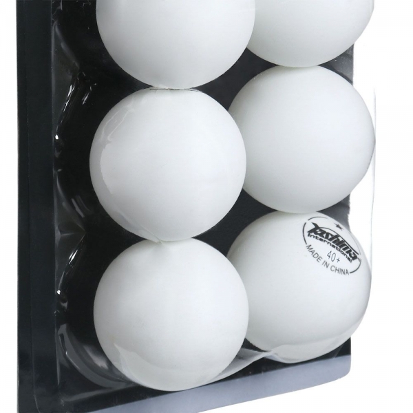 Bola De Tênis De Mesa Yashima 1 Estrela Plástico 06 Bolas - Branco
