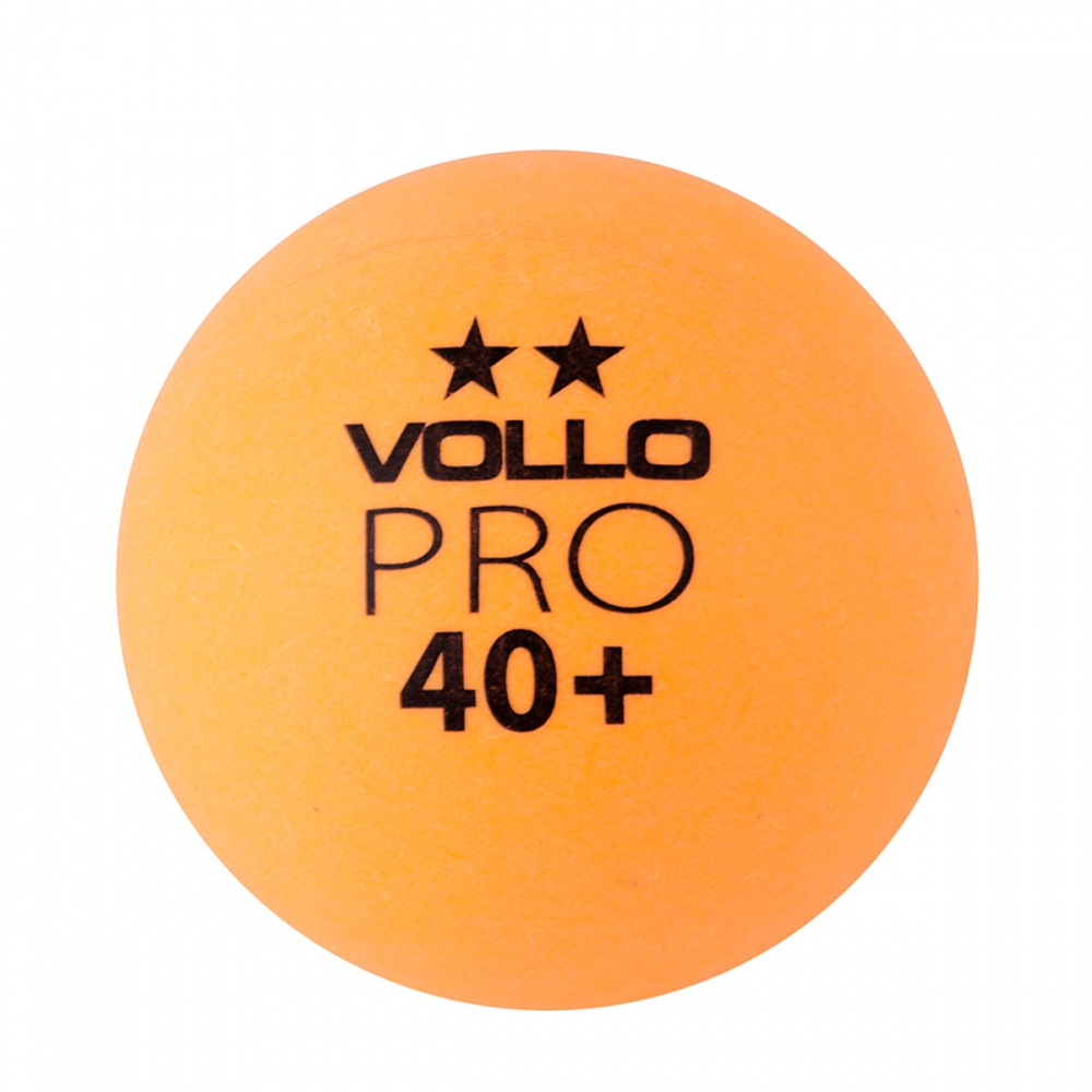 Bola de Tênis de Mesa 2 Estrelas com 36 Unidades  Vollo - Laranja