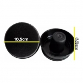 2 Rebatedores 2 Discos Para Mesa De Air Game Hockey - Preto