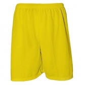 Calção Esportivo Liso TRB Sports - Amarelo/Branco