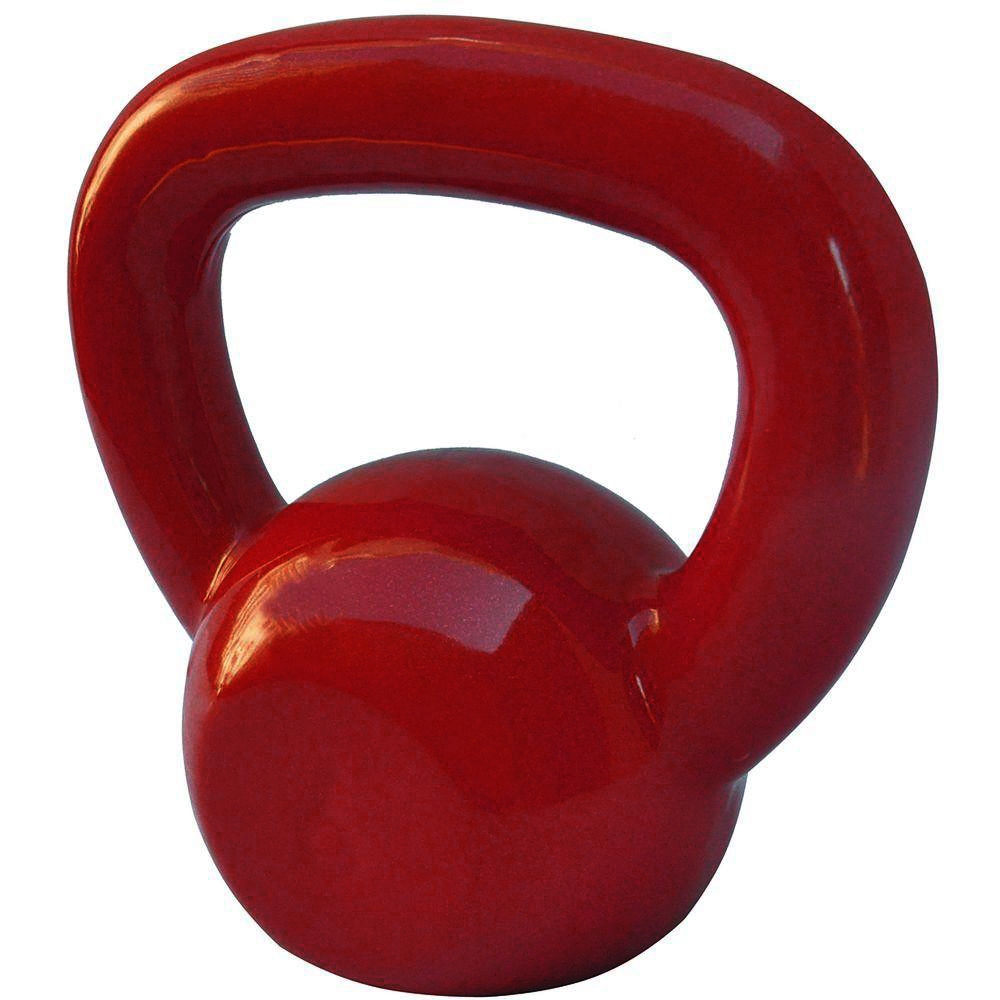 Kettlebell 8KG Emborrachado Vinho - Vermelho Escuro