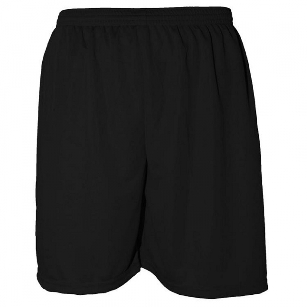 Calção Esportivo Liso TRB Sports - Preto/Branco