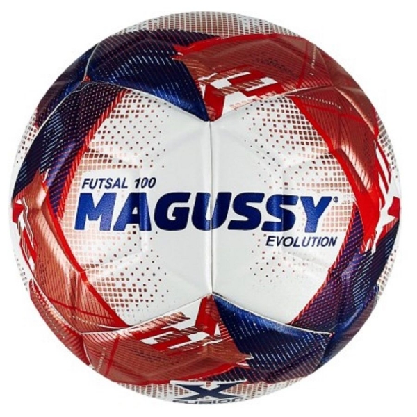 Bola de Futsal Magussy Evolution 100 - Vermelho/Azul