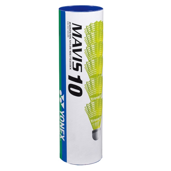 Peteca Yonex Badminton Mavis 10 - Amarelo/Branco