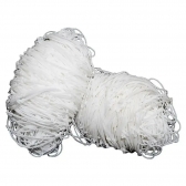 Par de Rede Futebol De Campo Fio 2mm Nylon - Master - Branco