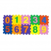 Tapete Infantil EVA 5mm Kit Com 10 unidades 28x28 Numérico - Multi Colorido