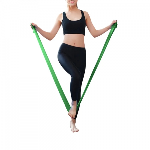 Faixa Elástica Carci Band Verde Resistência Média 1,5M - Exercícios E Fisioterapia de Reabilitação - Verde