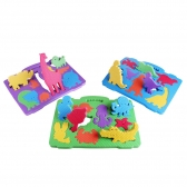 Maleta EVA Descobrindo Animais 3 Peças EVAMAX - Amarelo