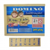 Dominó De Subtração Jott Play - Marrom