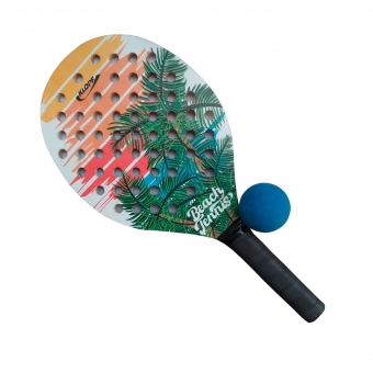 Par de Raquete Beach Tennis/Frescobol com Bolinha - Klopf