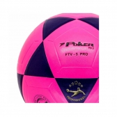 Bola de Futevôlei Poker Rio Pu Ftv 5 Pro Rosa e Marinho - Rosa