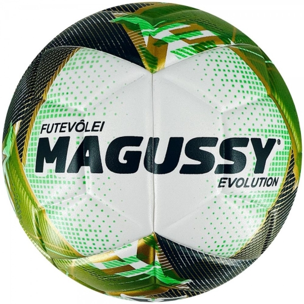 Bola Futevôlei Magussy Evolution - Branco/Verde