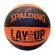Bola de Basquete Spalding Lay up Tamanho 3 - Preto/Laranja