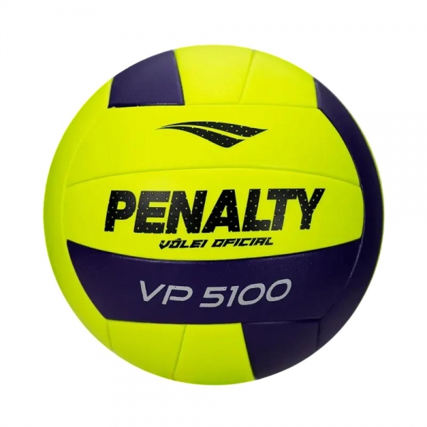 Bola Vôlei Penalty Vp 5100 Oficial XXVI - Amarelo/Roxo